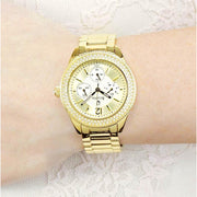  Shop Authentic Bulova Multi Function Gold Dial Gold Steel Strap Watch for Women - 97N102 - Luxxuri