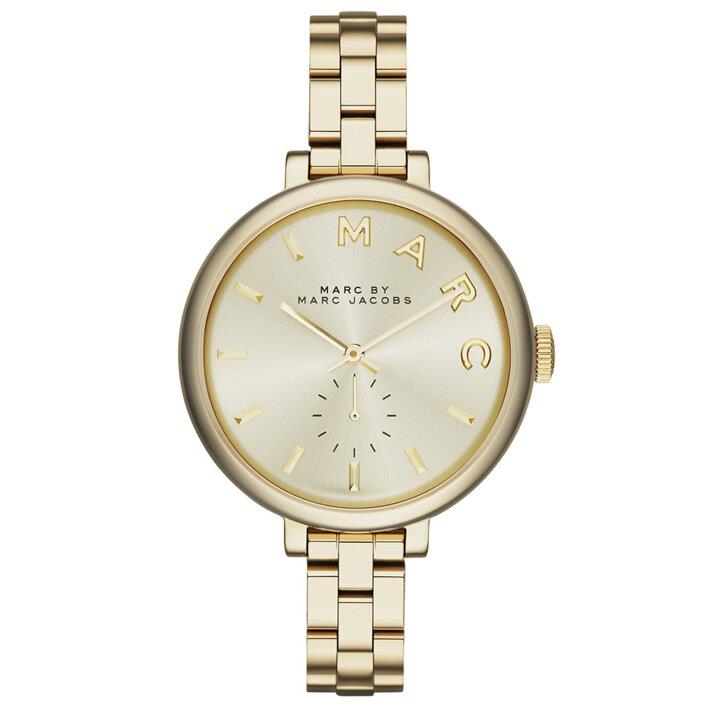  Shop Authentic Marc Jacobs Sally Champagne Gold Dial Gold Steel Strap Watch for Women - MBM3363 - Luxxuri