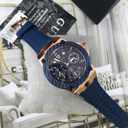 Shop Authentic Guess Zena Blue Dial Blue Silicone Strap Watch For Women - W1094L2 - Luxxuri