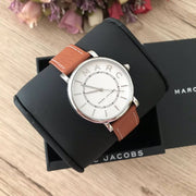  Shop Authentic Marc Jacobs Roxy White Dial Brown Leather Strap Watch for Women - MJ1571 - Luxxuri