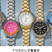  Shop Authentic Fossil Blue Dive Three Hand White Dial Gold Steel Strap Watch For Women - ES5350 - Luxxuri