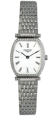  Shop Authentic Longines La Grande Classique de Longines Tonneau 22 Diamond Watch for Women - L4.288.0.11.6 - Luxxuri