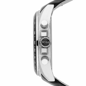  Shop Authentic Hugo Boss Contemporary Sport Driver Black Dial Black Leather Strap Watch for Men - 1513085 - Luxxuri