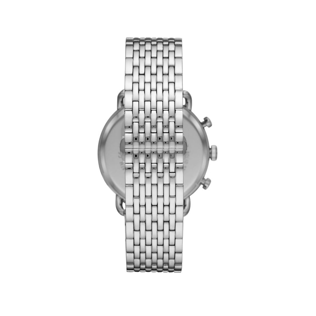  Shop Authentic Emporio Armani Aviator Chronograph Blue Dial Silver Steel Strap Watch For Men - AR11238 - Luxxuri