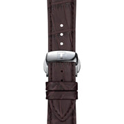  Shop Authentic Tissot Gentleman Powermatic 80 Silicium Silver Dial Brown Leather Strap Watch For Men - T127.407.16.031.01 - Luxxuri