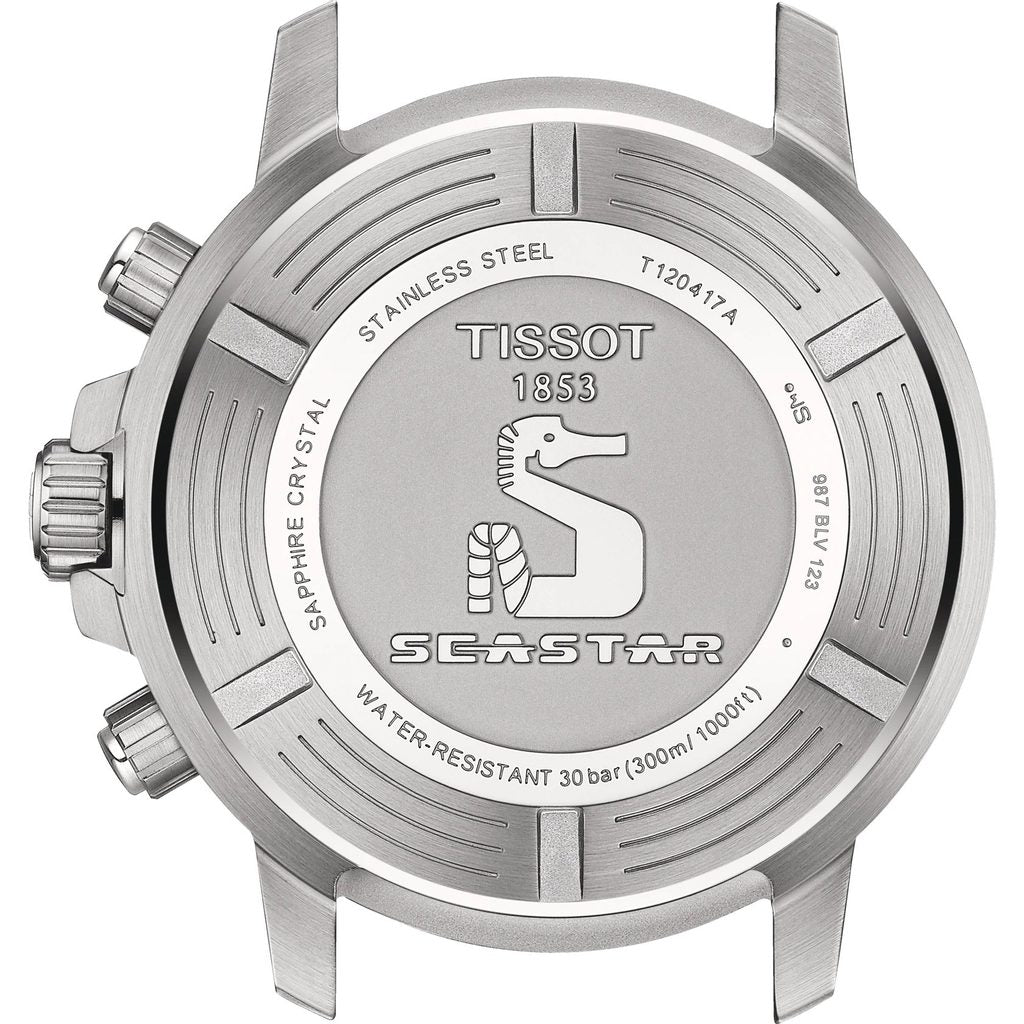  Shop Authentic Tissot Seastar 1000 Chronograph Green Dial Silver Mesh Bracelet Watch For Men - T120.417.11.091.00 - Luxxuri
