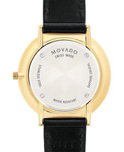  Shop Authentic Movado Ultra Slim Black Dial Black Leather Strap Watch For Women - 0607091 - Luxxuri