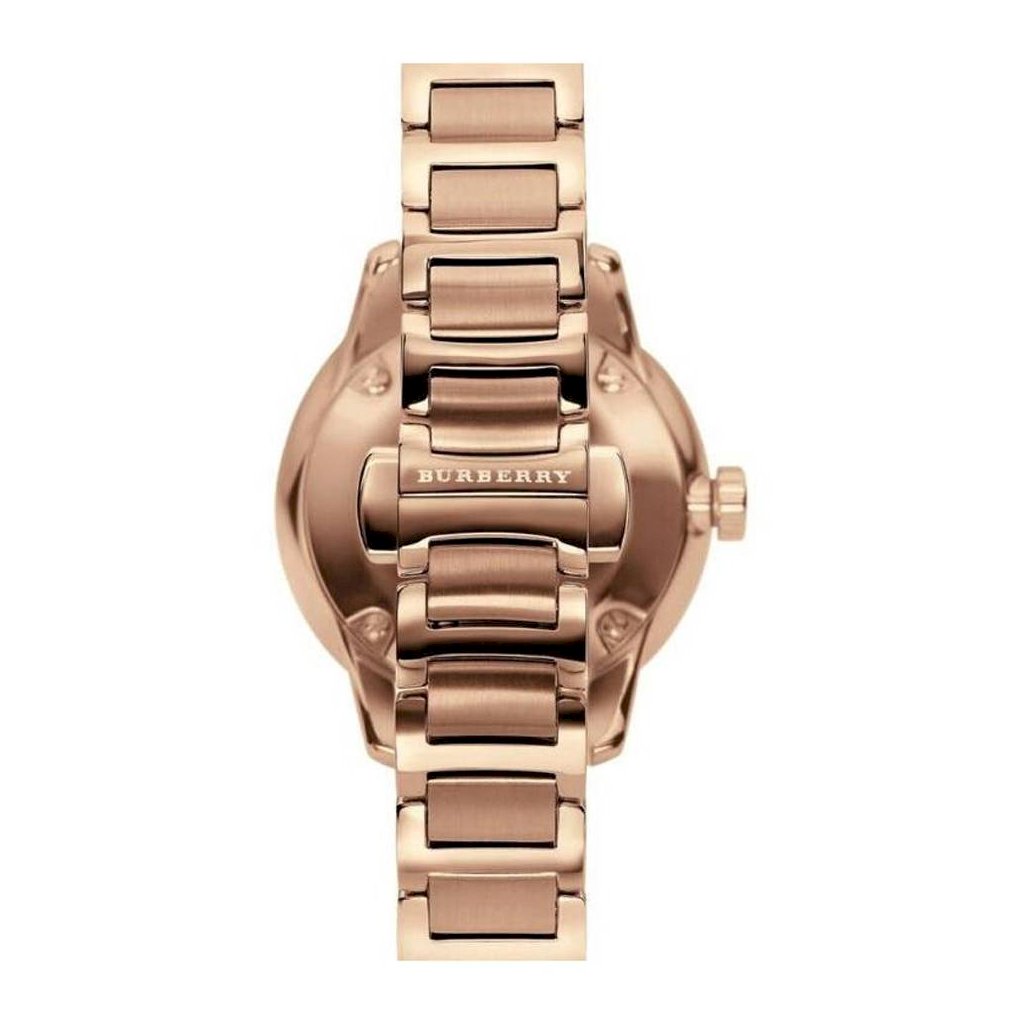  Shop Authentic Burberry The Classic Rose Gold Dial Rose Gold Steel Strap Watch for Women - BU10116 - Luxxuri
