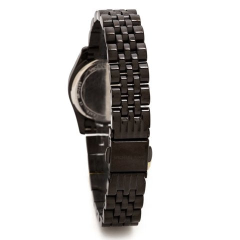  Shop Authentic Michael Kors Lexington Quartz Black Dial Black Steel Strap Watch for Women - MK3299 - Luxxuri