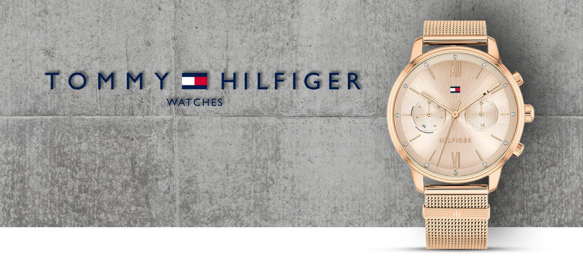  Shop Authentic Tommy Hilfiger Blake Quartz Gold Dial Gold Mesh Bracelet Watch for Women - 1782303 - Luxxuri