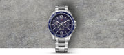  Shop Authentic Tommy Hilfiger Erik Chronograph Blue Dial Silver Steel Strap Watch for Men - 1791366 - Luxxuri