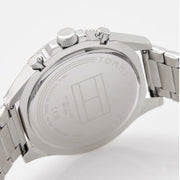  Shop Authentic Tommy Hilfiger Larson Multifunction Black Dial Silver Steel Strap Watch For Men - 1791916 - Luxxuri