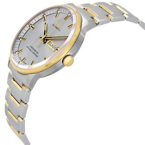  Shop Authentic Mido Commander II Automatic Chronometer Silver Dial Two Tone Steel Strap Watch For Men - M021.431.22.071.00 - Luxxuri