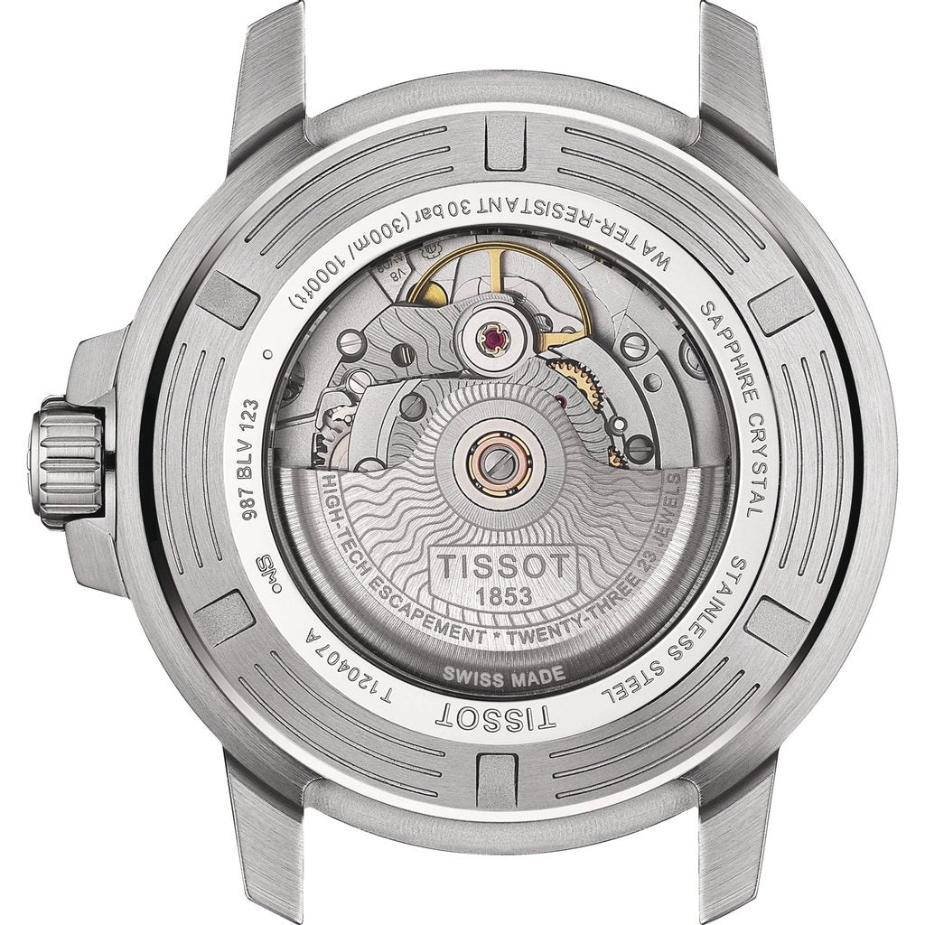  Shop Authentic Tissot Seastar 1000 Powermatic 80 Blue Dial SIlver Mesh Bracelet Watch For Men - T120.407.11.041.02 - Luxxuri