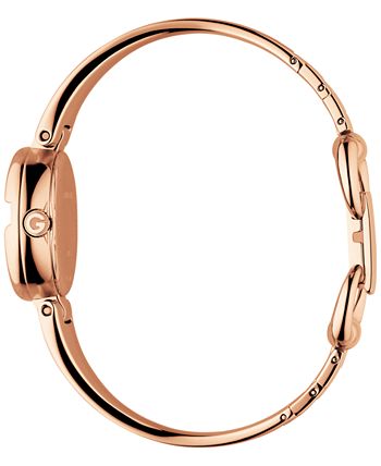  Shop Authentic Gucci Guccissima Collection Quartz Black Dial Rose Gold Steel Strap Watch For Women - YA134509 - Luxxuri