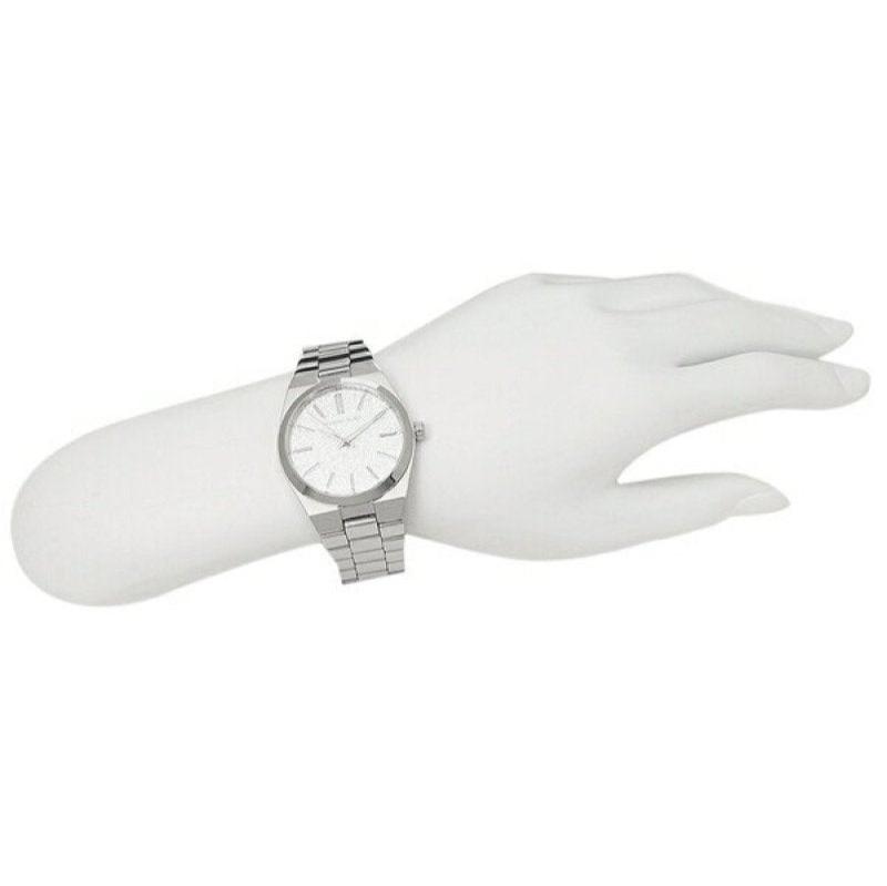  Shop Authentic Michael Kors Channing Three Hand Silver Dial Silver Steel Strap Watch For Women - MK6626 - Luxxuri