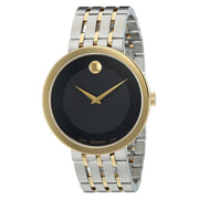  Shop Authentic Movado Museum Esperanza Black Dial Two Tone Steel Strap Watch For Men - 0607058 - Luxxuri