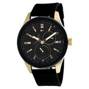  Shop Authentic Tommy Hilfiger Austin Black Dial Black Rubber Strap Watch for Men - 1791636 - Luxxuri