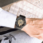  Shop Authentic Maserati Potenza Skeleton Limited Edition Black Dial Black Leather Strap Watch For Men - R8821108027 - Luxxuri