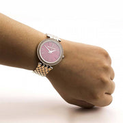  Shop Authentic Michael Kors Darci Red DIal Rose Gold Stainless Steel Strap Watch for Women - MK3378 - Luxxuri