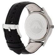  Shop Authentic Emporio Armani Renato Black Dial Leather Strap Watch For Men - AR2411 - Luxxuri