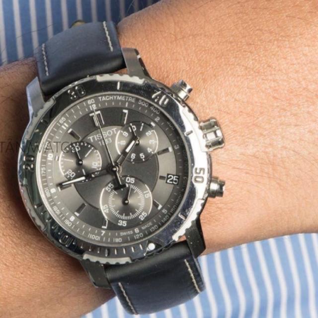  Shop Authentic Tissot PRS 200 Chronograph Black DIal Watch For Men - T067.417.16.051.00 - Luxxuri