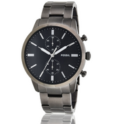  Shop Authentic Fossil Townsman Chronograph Black Dial Silver Steel Strap Watch for Men - FS5349 - Luxxuri