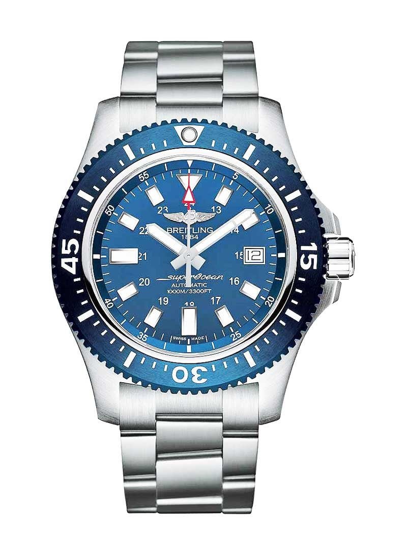  Shop Authentic Breitling Superocean II Special Mariner Blue Ceramic Bezel 44mm Mens Watch - Y1739316/C959 - Luxxuri