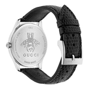  Shop Authentic Gucci G-Timeless Moonphase Black Dial Black Leather Strap Watch For Men - YA1264045 - Luxxuri