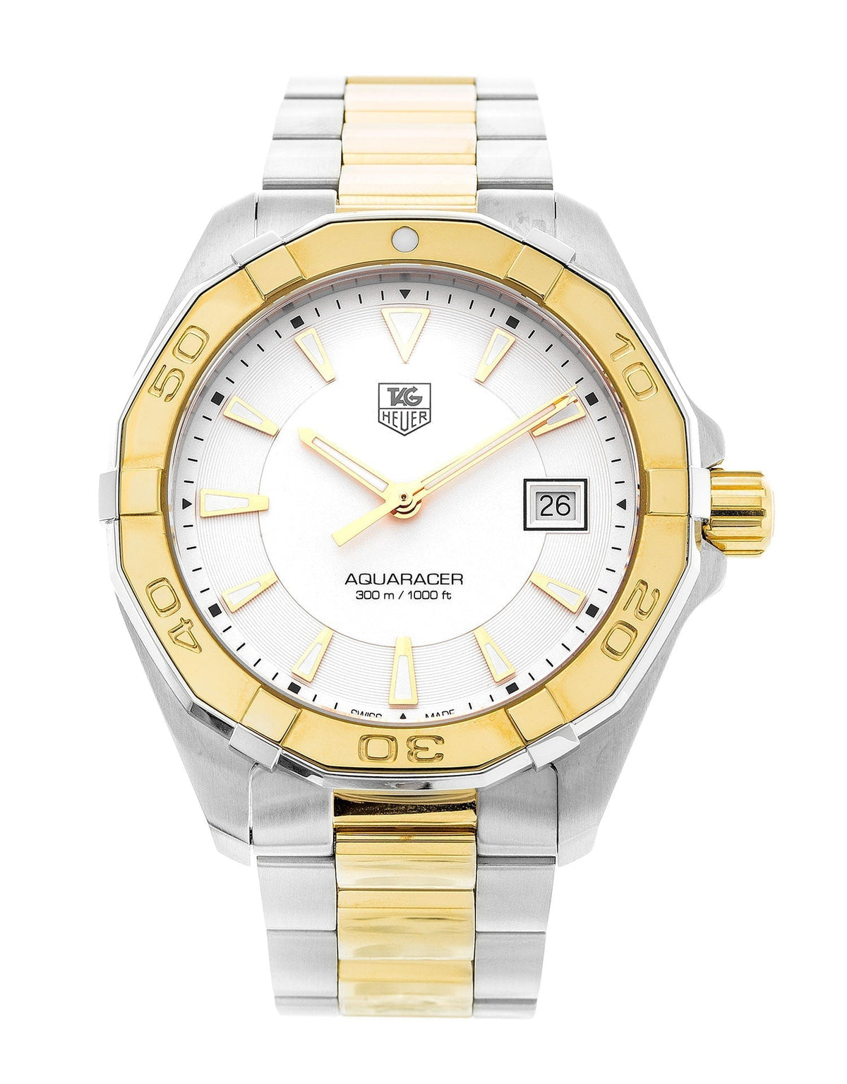  Shop Authentic Tag Heuer Aquaracer White Dial Watch for Men - WAY1120.BB0930 - Luxxuri