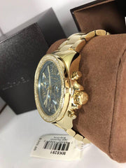  Shop Authentic Michael Kors Wren Diamonds Blue Dial Gold Steel Strap Watch for Women - MK6291 - Luxxuri