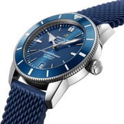  Shop Authentic Breitling Superocean Heritage B20 Automatic 42 Blue Dial Blue Mesh Bracelet Watch for Men - AB2010161C1S1 - Luxxuri