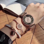  Shop Authentic Michael Kors Catlin Black Dial Rose Gold Steel Strap Watch for Women - MK3339 - Luxxuri