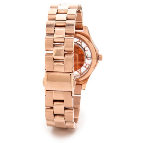  Shop Authentic Marc Jacobs Henry Rose Gold Dial Rose Gold Steel Strap Watch for Women - MBM3293 - Luxxuri