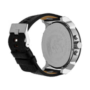  Shop Authentic Diesel Mr Daddy Black Dial Black Leather Strap Watch For Men - DZ7313 - Luxxuri