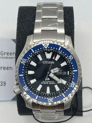  Shop Authentic Citizen Promaster Fugu Limited Edition Diver's 200m Automatic Black Dial Silver Steel Strap Watch For Men - NY0098-84E - Luxxuri