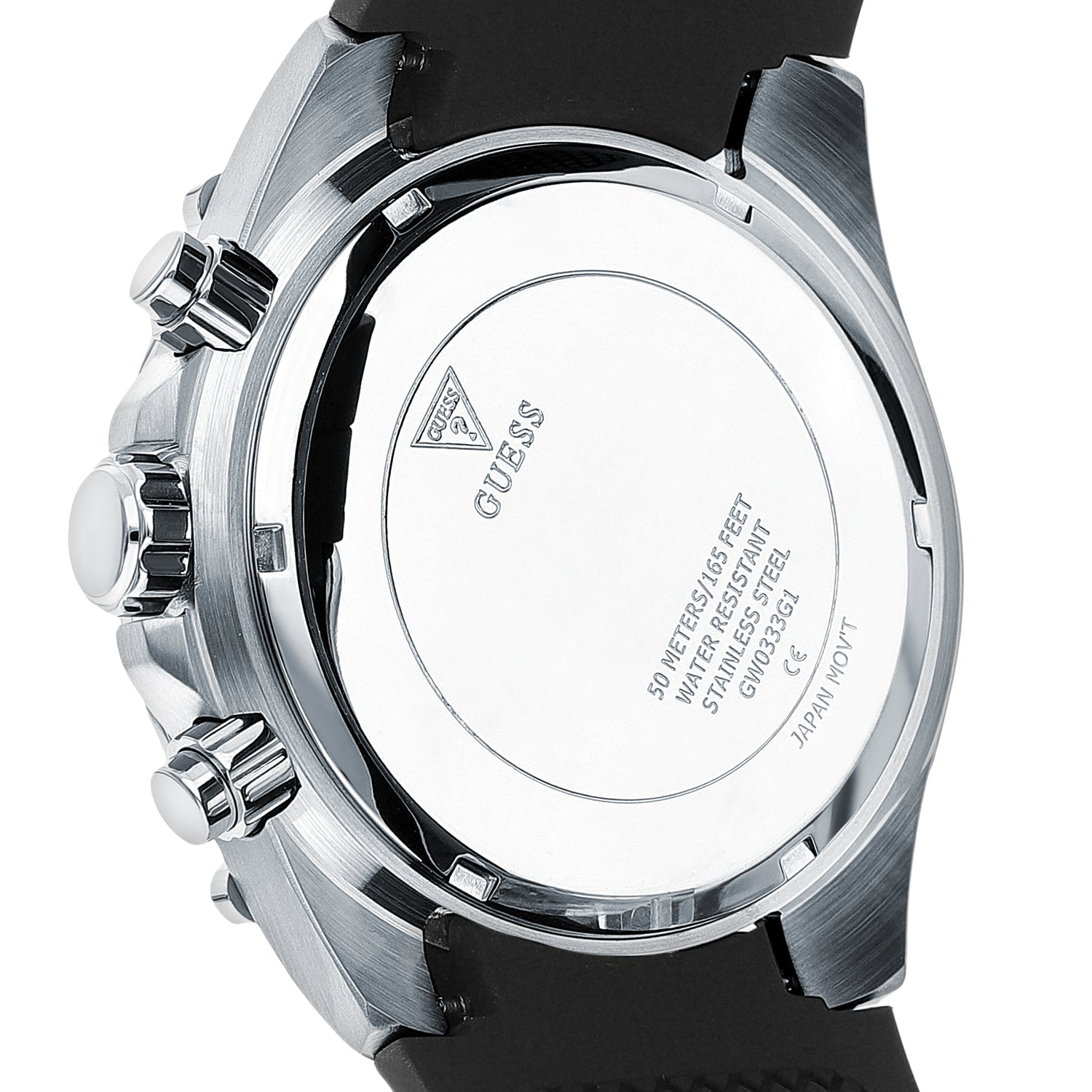  Shop Authentic Guess Trophy Multifunction Black Dial Black Rubber Strap Watch for Men - GW0333G1 - Luxxuri