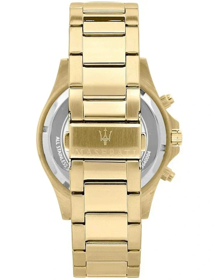  Shop Authentic Maserati SFIDA Quartz Yellow Dial Gold Strap Watch For Men - R8873640005 - Luxxuri