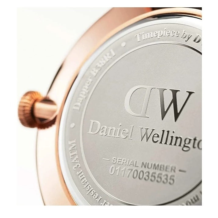  Shop Authentic Daniel Wellington Dapper Reading White Dial Black Leather Strap Watch For Men - DW00100107 - Luxxuri