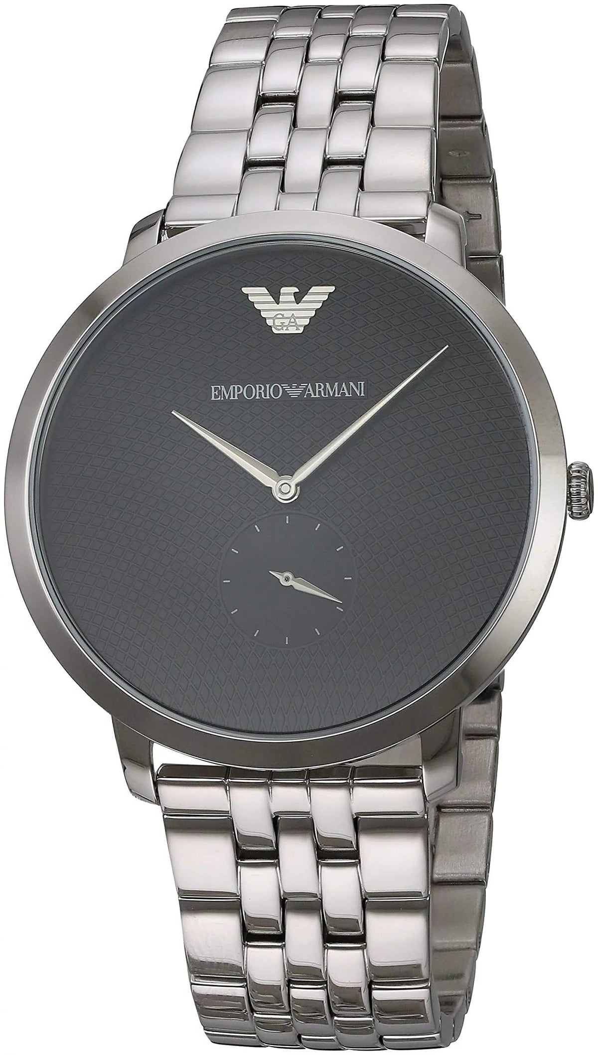  Shop Authentic Emporio Armani Classic Quartz Black Dial Silver Steel Strap Watch For Men - AR11161 - Luxxuri