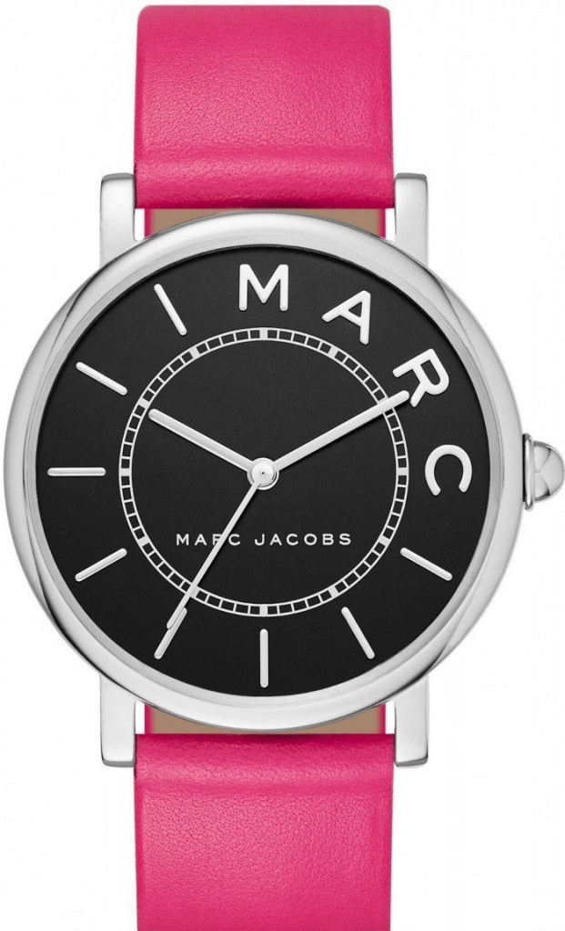  Shop Authentic Marc Jacobs Roxy Black Dial Pink Leather Strap Watch for Women - MJ1535 - Luxxuri