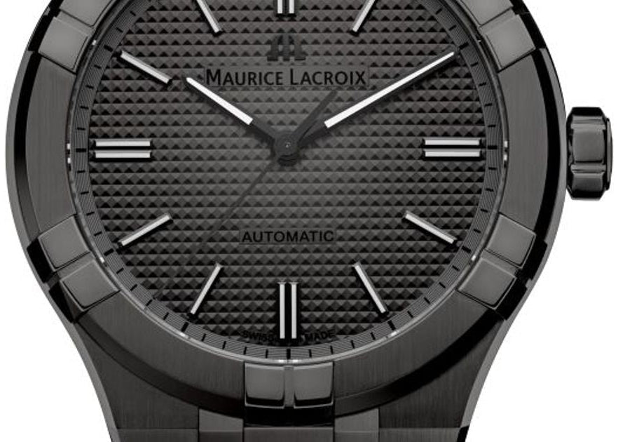  Shop Authentic Maurice Lacroix Aikon Automatic Gunmetal Dial Black Rubber Strap Watch For Men - AI6008-PVB00-330-2 - Luxxuri