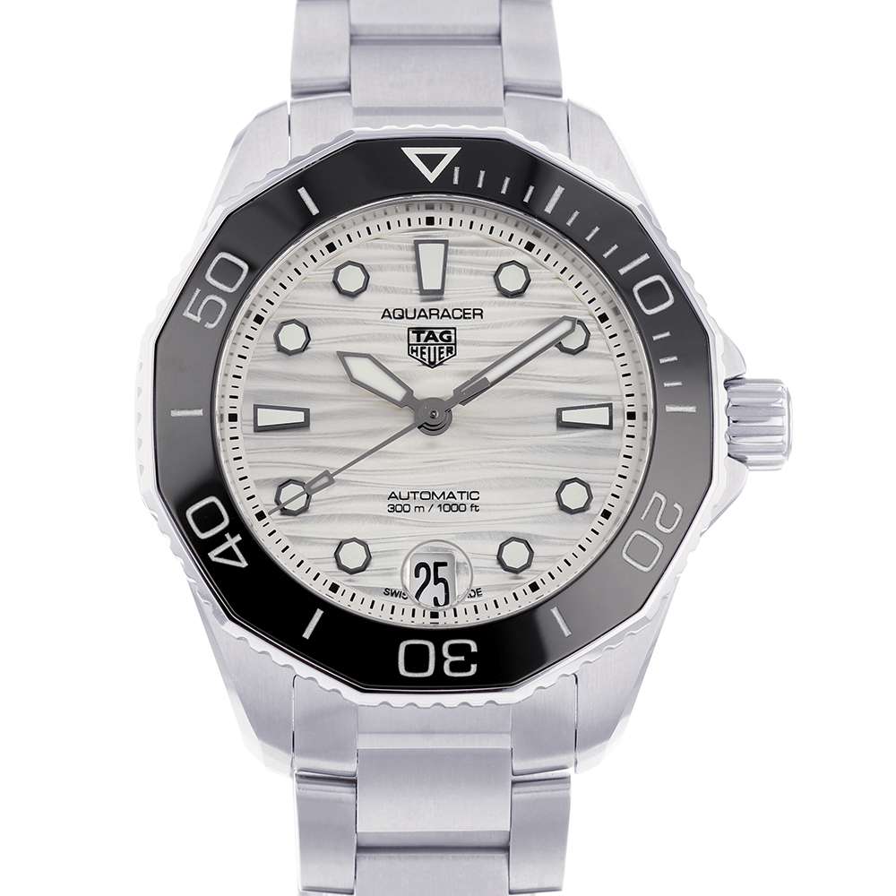  Shop Authentic Tag Heuer Aquaracer Professional 300 Automatic White Dial Silver Steel Strap Watch for Men - WBP231C.BA0626 - Luxxuri