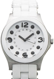  Shop Authentic Marc Jacobs Rock White Dial White Silicone Strap Watch for Women - MBM2532 - Luxxuri