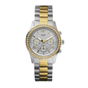  Shop Authentic Guess Mini Spectrum Analog Silver Dial Two Tone Steel Strap Watch For Women - W0122L2 - Luxxuri
