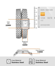  Shop Authentic Michael Kors Emery Pave Double Wrap White Dial Silver Steel Strap Watch for Women - MK4834 - Luxxuri