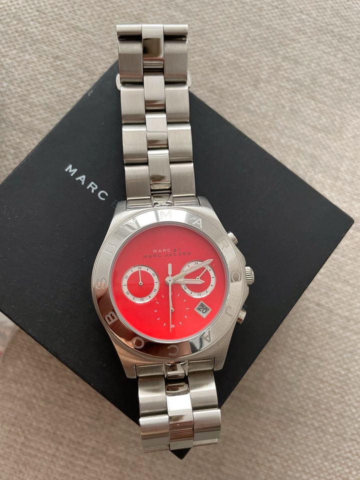  Shop Authentic Marc Jacobs Blade Orange Dial Silver Steel Strap Watch for Women - MBM3306 - Luxxuri