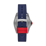  Shop Authentic Emporio Armani Sigma Quartz Blue Dial Blue Silicone Strap Watch For Men - AR11217 - Luxxuri