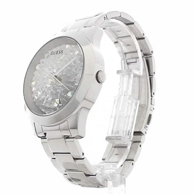  Shop Authentic Guess Crush Silver Dial Silver Steel Strap Watch For Women - GW0020L1 - Luxxuri
