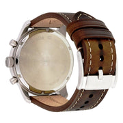  Shop Authentic Fossil Pilot Chronograph White Dial Brown Leather Strap Watch for Men - FS5146 - Luxxuri